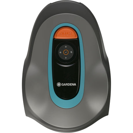 Robot cortacésped Gardena Sileno Minimo 250 (gris turquesa, 250 m², batería de ion de litio + estación base incluida, Bluetooth)