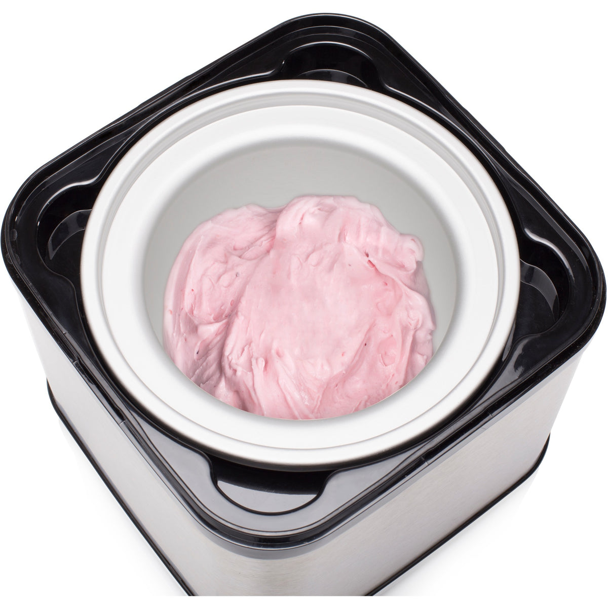 Máquina para hacer helados Princess 282605 (acero inoxidable negro, 1,5 litros)