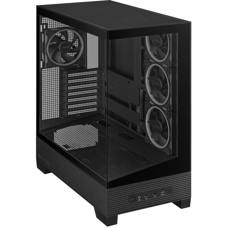 Carcasa de torre midi Asus a31 plus (negro | 2x USB-A | 2x USB-C | vidrio templado)