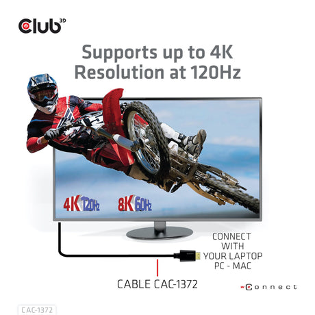 Cable Club 3D de ultra alta velocidad HDMI 2.1 certificado macho-macho (negro, 2 metros, 4K 120Hz, 8K 60Hz, 48Gbps)