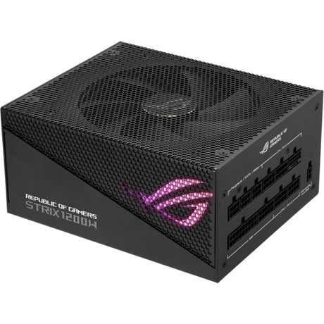 Fuente de alimentación modular asus rog strix gold aura edition de 1200 vatios (negro, 1x 12vhpwr, 4x pcie)