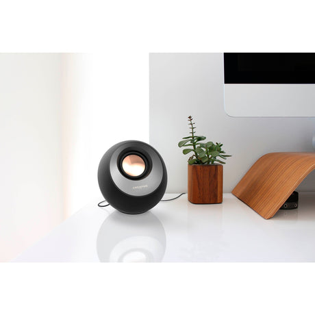 Altavoz para PC Creative Pebble V3 (negro, Bluetooth, USB-C, Aux)