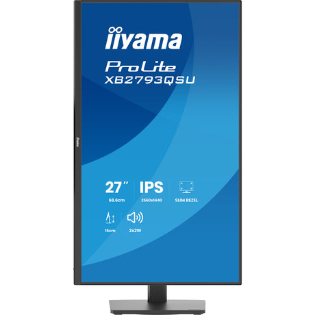 Monitor Iiyama prolite xb2793qsu-b1 27 (negro (mate), HDMI, display port, USB, audio)