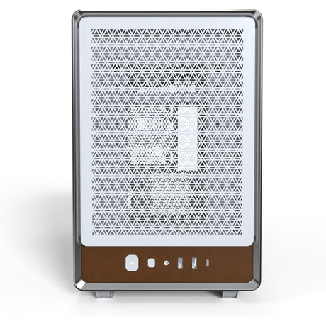 Carcasa torre midi Montech Heritage (blanco beige | 2x USB-A | 1x USB-C)