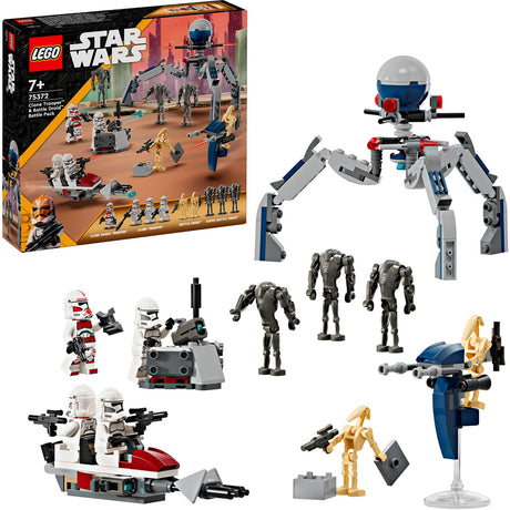 Paquete de batalla Lego Star Wars Clon Trooper™ Battle Droid™ - 75372
