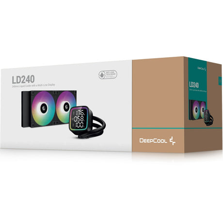 Refrigeración por agua Deepcool LD240 (negro, conector de ventilador PWM de 4 pines)