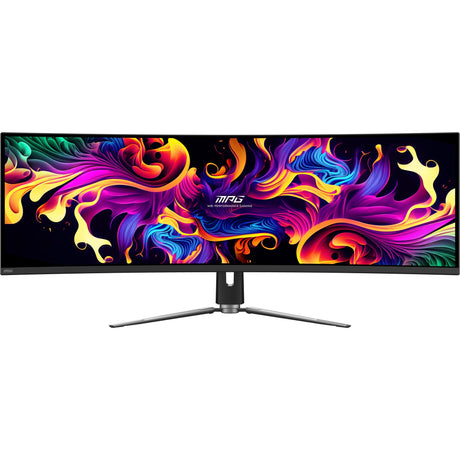 MSI MPG 491CQP QD-OLED 49 Monitor curvo ultraancho para juegos (negro, 2x HDMI, Display Port, 2x USB-A, USB-B, USB-C, 144 Hz)