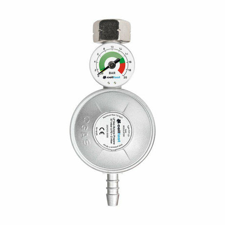 Regulador de gas Cellfast con manómetro GLP propano butano