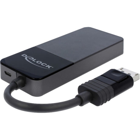 Delock Displayport 1,4 entrada > 3 salidas Displayport divisor Displayport (negro, 0,12 metros)