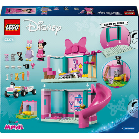 Lego Disney Mickey y sus amigos - Juguete de construcción del hotel para mascotas de Minnie (43274)