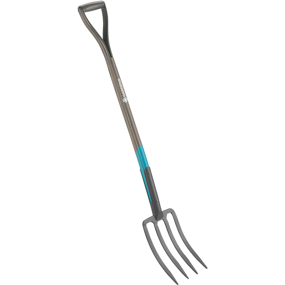 Tenedor para escupir Gardena Natureline - marca de calidad FSC - gris