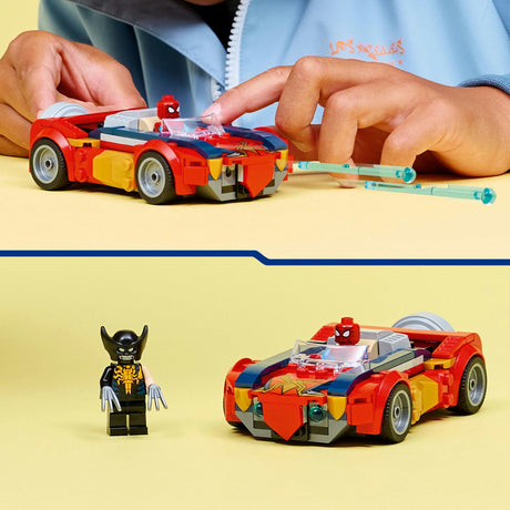 Lego super heroes 76336 marvel spider-man car vs. lobezno envenenado