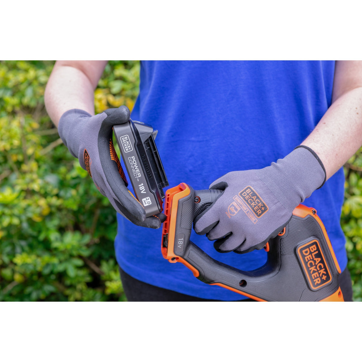 Cable cortacésped black+decker 18v 2.0ah 28cm afs - bcst918d1-qw