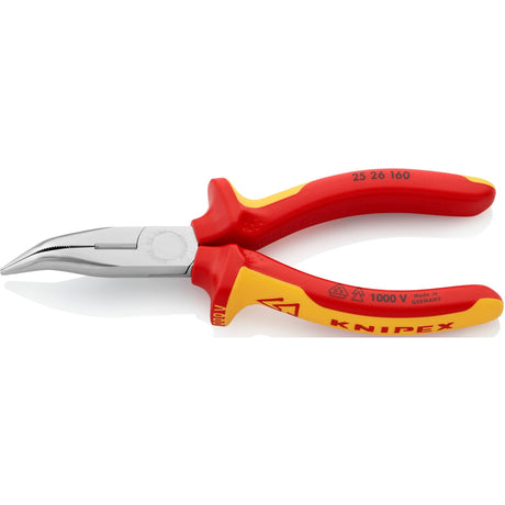 Knipex 25 26 160 alicate radio curvo + cortador lateral 160mm vde
