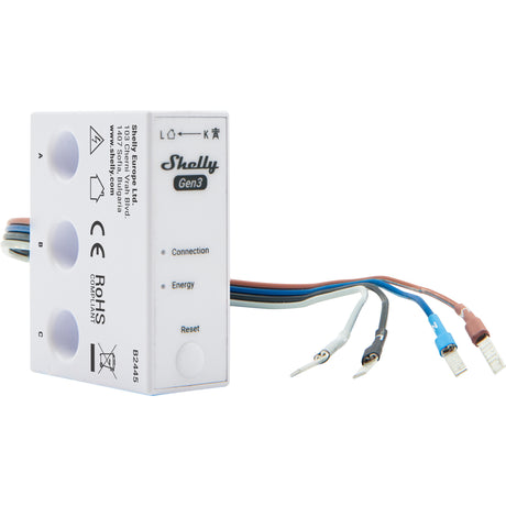 Dispositivo de medición Shelly 3em 63w gen3 (blanco)