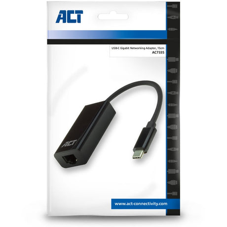 Conectividad Act Adaptador de red USB-C Gigabit (negro)