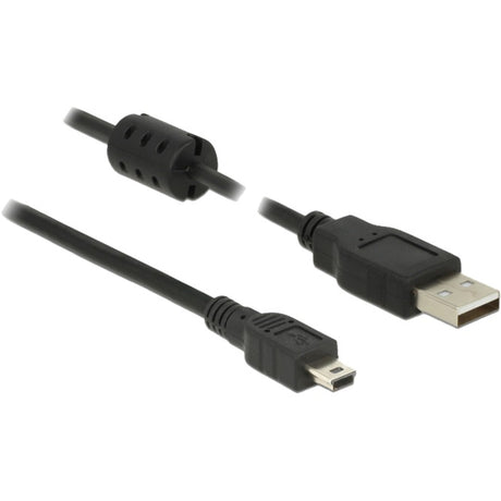 Cable Delock USB 2.0-A > Cable USB mini-B de 5 pines y 0,70 m (negro)