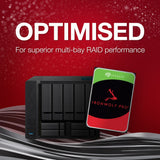 Disco duro Seagate ironwolf pro 20 TB (ST20000NT001, SATA 600, 24 7)