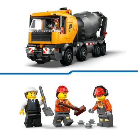 Lego city grandes vehículos 60478 camión de cemento