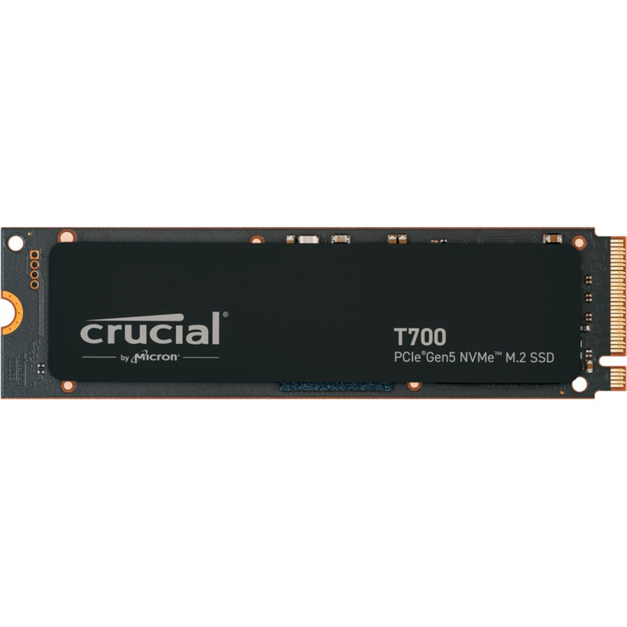 SSD Crucial T700 de 4 TB (negro, ct4000t700ssd3, pcie 5.0 x4, nvme 2.0, m.2 2280)