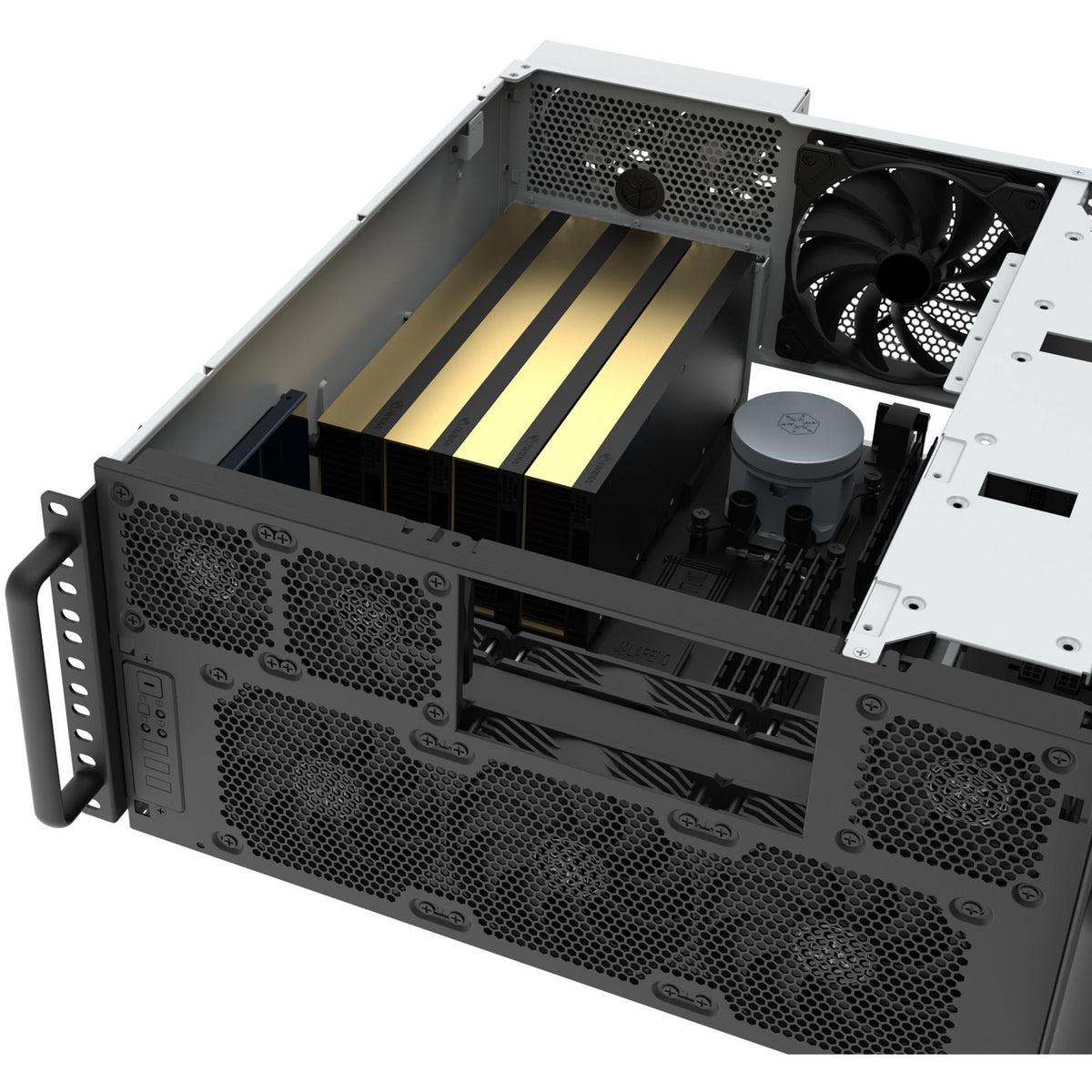 Carcasa para rack Silverstone RM53-502 (negro)