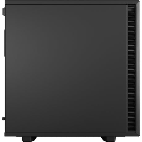 El diseño fractal define 7 mini carcasas de torre midi sólidas en color negro (negro | 4x USB-A | 1x USB-C)