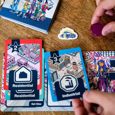 Juego de mesa estilo salvaje de la red europea de jugadores (inglés, 2 - 5 jugadores, 40 minutos, a partir de 14 años)
