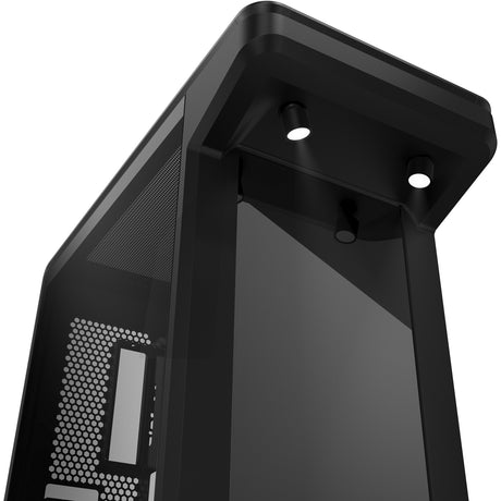 Cooler master masterframe carcasa de torre midi LCD de 360 etapas (negro | 2x USB-A | 1x USB-C | vidrio templado)