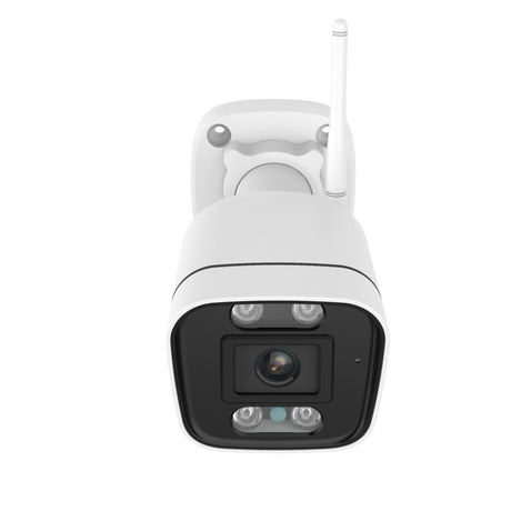 Foscam v8p, cámara de seguridad wifi 4k 8mp dual banda (blanca, con alarma sonora y luminosa)