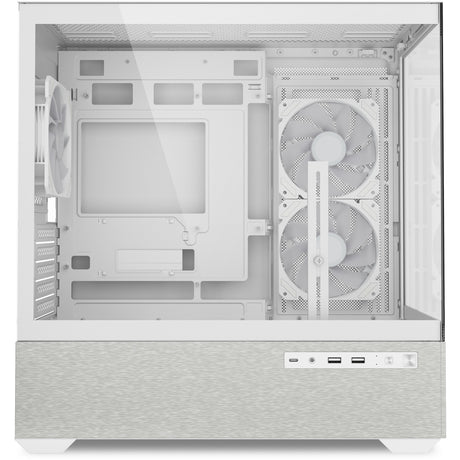 Carcasa mini torre Sharkoon mk7 argb (blanca | 2x USB-A | 1x USB-C | RGB | vidrio templado)
