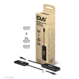 Club 3D USB-C Concentrador de datos 10G de 4 puertos con concentrador USB PD3.0 (negro)