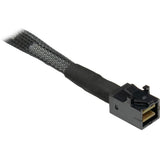 Inter-tech sff-8654 4i - cable sff 8643 (negro)