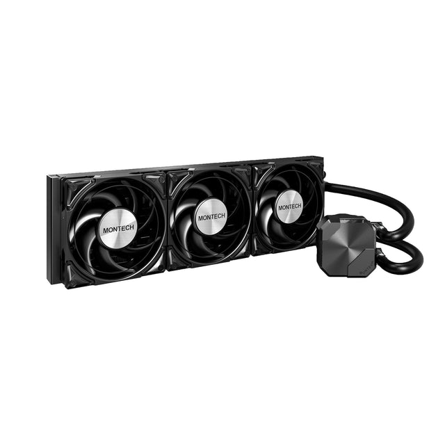 Montech hyperflow silencioso 360 refrigeración por agua (negro)