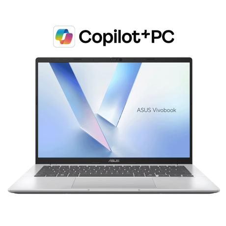 Asus vivobook 14 m1407ga-ly012w 14 copilot+ laptop (zilver | ryzen ai 7 445 | radeon 840m | 16 gb | 512 gd ssd)