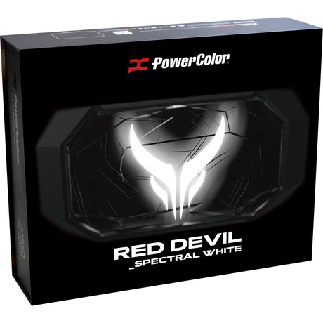 Tarjeta gráfica Powercolor Radeon RX 9070 XT Red Devil Spectral White 16GB GDDR6 (blanca, RDNA4, GDDR6, 3x Display Port, 1x HDMI)