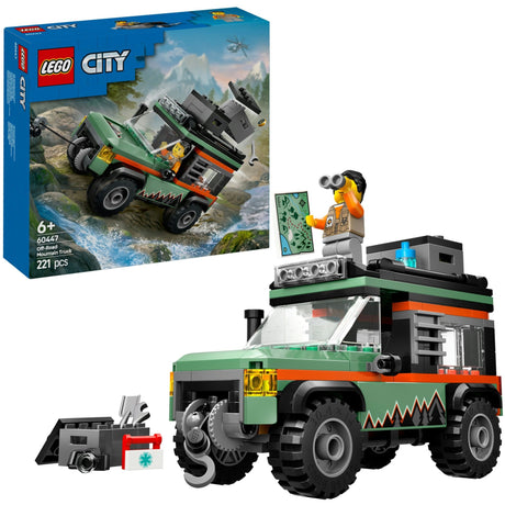 Lego city 60447 Vehículo todo terreno 4x4 para la montaña