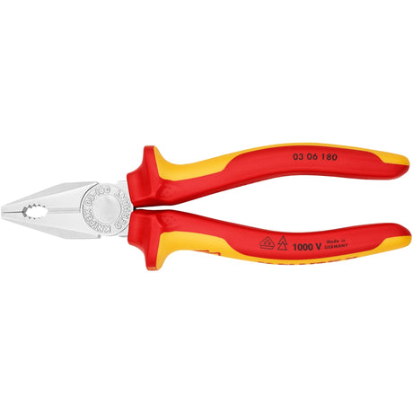 Knipex electronics set vde 002015 juego de alicates (rojo amarillo, 4 piezas)