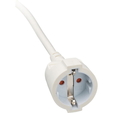 Brennerstuhl cable alargador de plástico de alta calidad con conector plano individual 2m blanco
