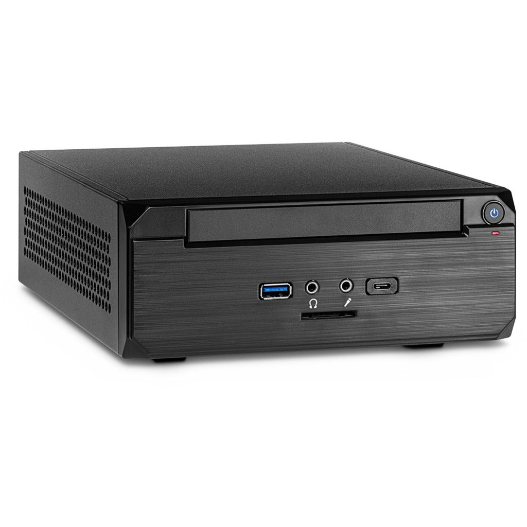 Carcasa HTPC Inter-tech ITX MW-02 II (negro | 1x USB-A | 1x USB-C)