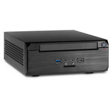 Carcasa HTPC Inter-tech ITX MW-02 II (negro | 1x USB-A | 1x USB-C)