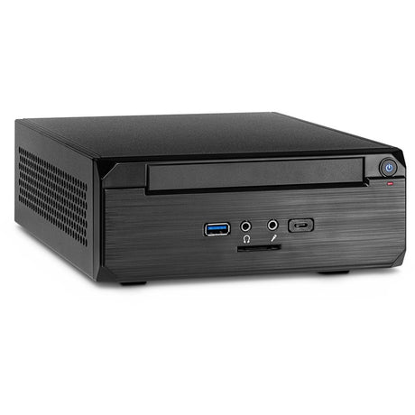 Carcasa HTPC Inter-tech ITX MW-02 II (negro | 1x USB-A | 1x USB-C)