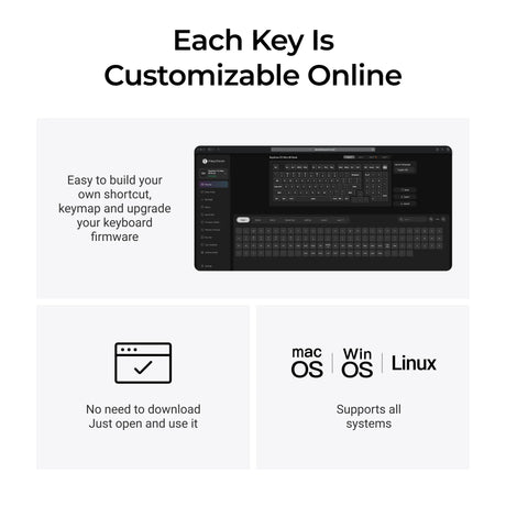 Teclado mecánico personalizado inalámbrico Keychron v5 ultra 8k (negro, diseño estadounidense (qwerty), rojo seda pom, 96 %, rgb, intercambio en caliente, 2,4 ghz | bluetooth 5.3 | usb-c)
