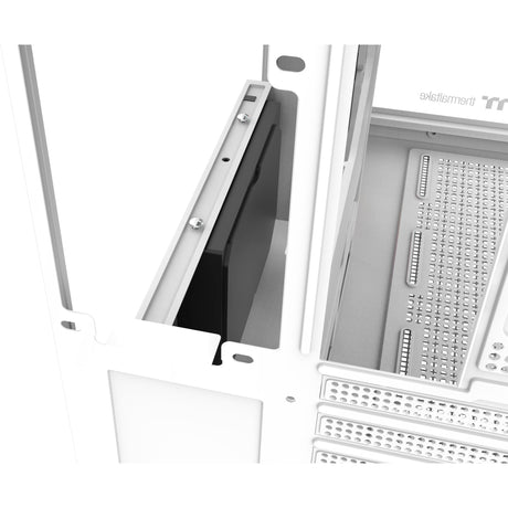 Carcasa de torre midi Thermaltake view 380 ws argb snow (color madera blanca | 2x USB-A | 1x USB-C | RGB | vidrio templado)