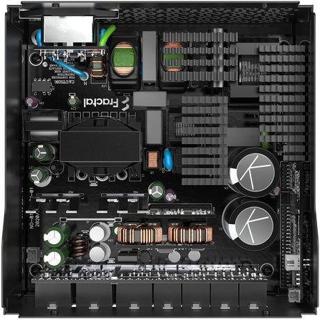 Fractal design ion gold 3 fuente de alimentación modular de 750 vatios (negro, 1x 12v-2x6, 3x pcie)