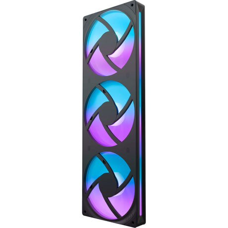 Nzxt f360 rgb core ventiladores de caja (negro, 3 piezas, 360 x 120 x 26 mm)