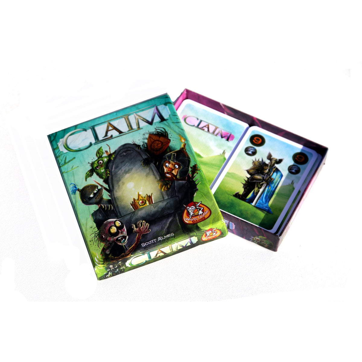 Juego de cartas de reclamo de White Goblin Games (holandés, 2 jugadores, 25 minutos, a partir de 10 años)