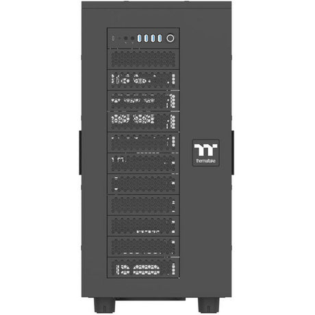 Carcasa de torre grande Thermaltake ax700 (negro | 4x USB-A | 1x USB-C | ventana)