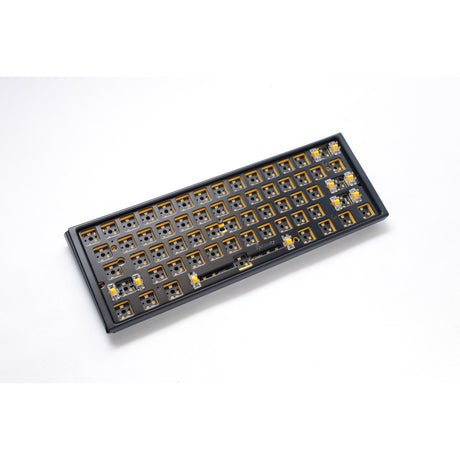 Teclado mecánico ducky one 3 mini ansi con diseño barebone rgb (negro, diseño estadounidense (qwerty), 60%, leds rgb, intercambio en caliente, barebone)