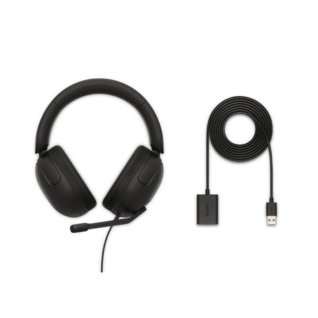 Sony inzone h3 auriculares supraaurales para juegos con cable (negro, playstation 5, PC)