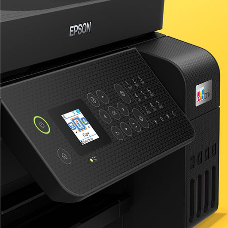 Impresora de inyección de tinta multifunción Epson ecotank et-4800 con función de fax (negra)